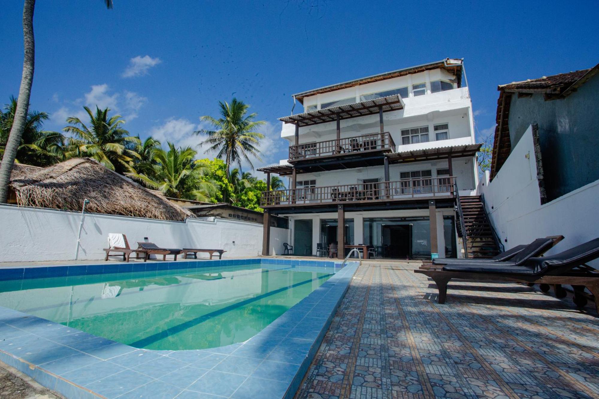 Lucky Seven Hikkaduwa Hotell Exteriör bild
